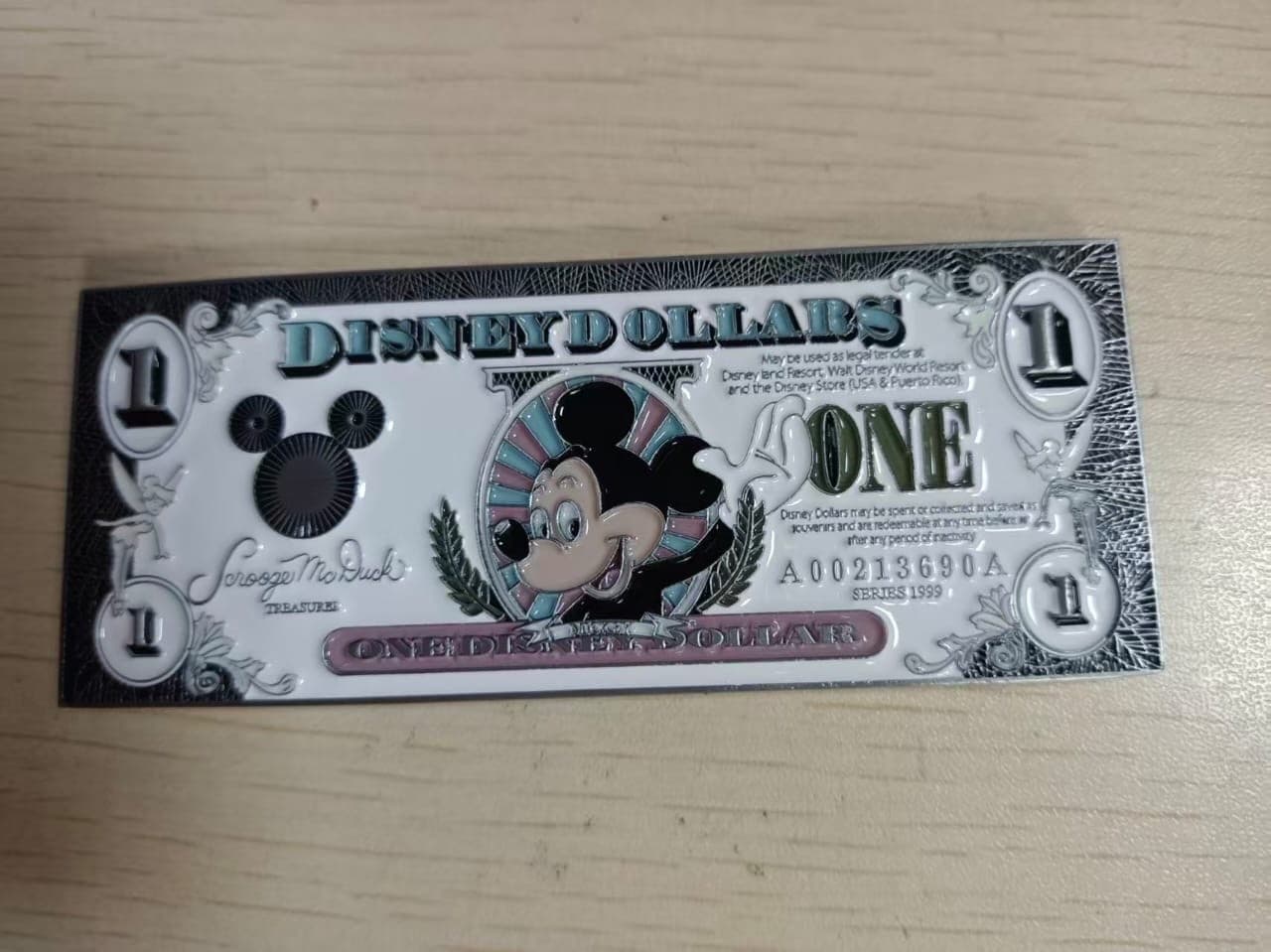 Disney Mickey Dollar Challenge Coin