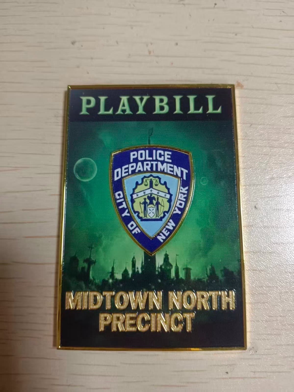 NYPD MTN Theatre Squad WICKED Challenge Coin