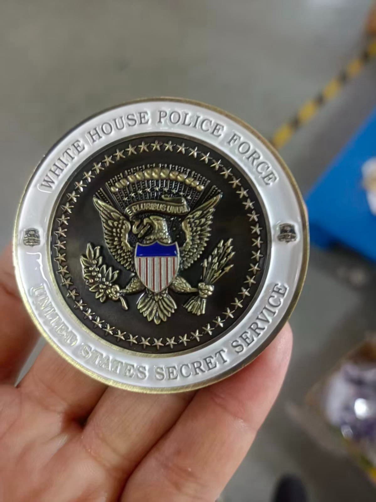 Secret Service White House Police Leslie Coffelt EOW Challenge Coin Variant (USED)