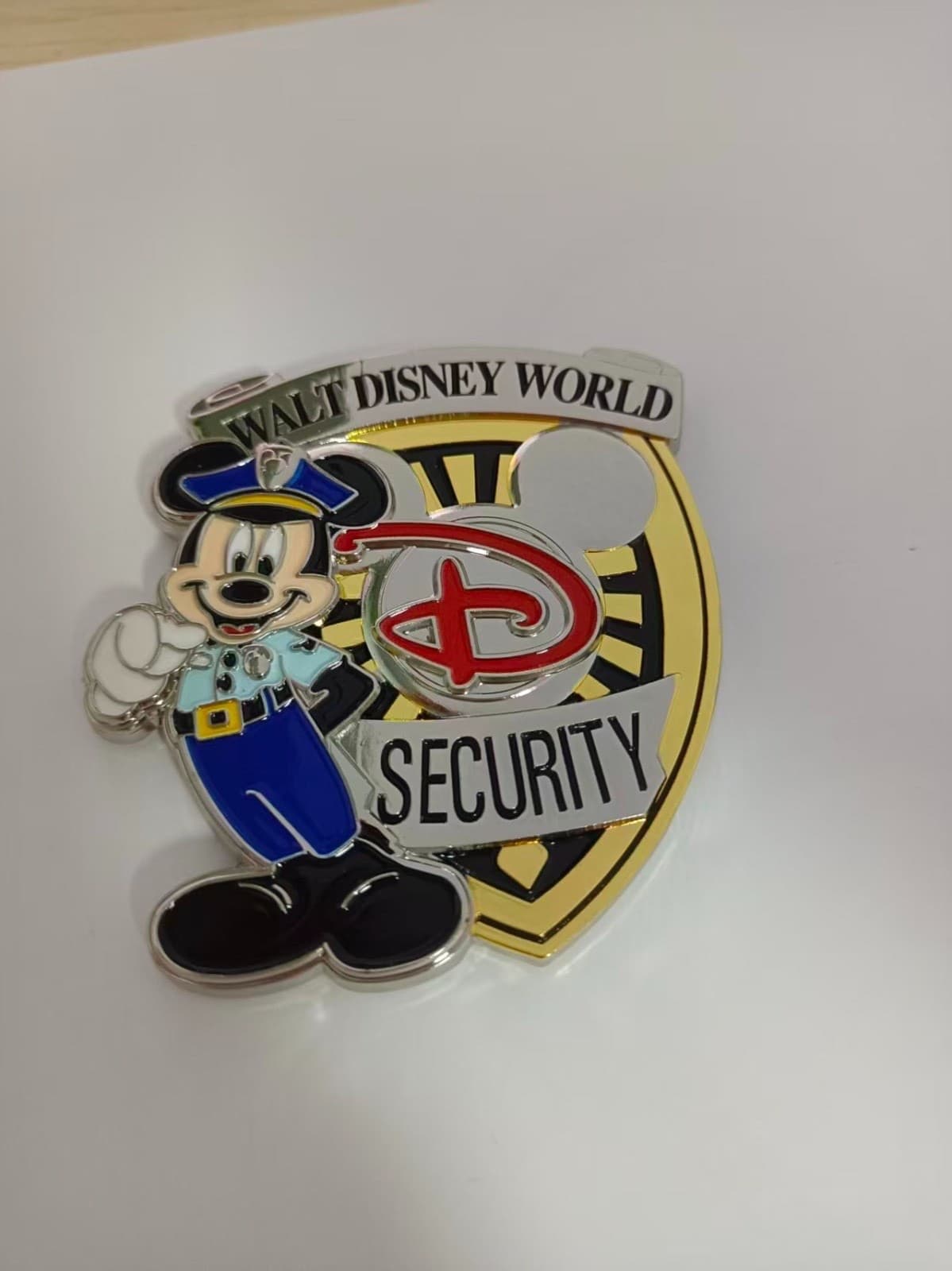 Disney World Security Badge with Rockin Roller Coaster Aerosmith 1996-2026