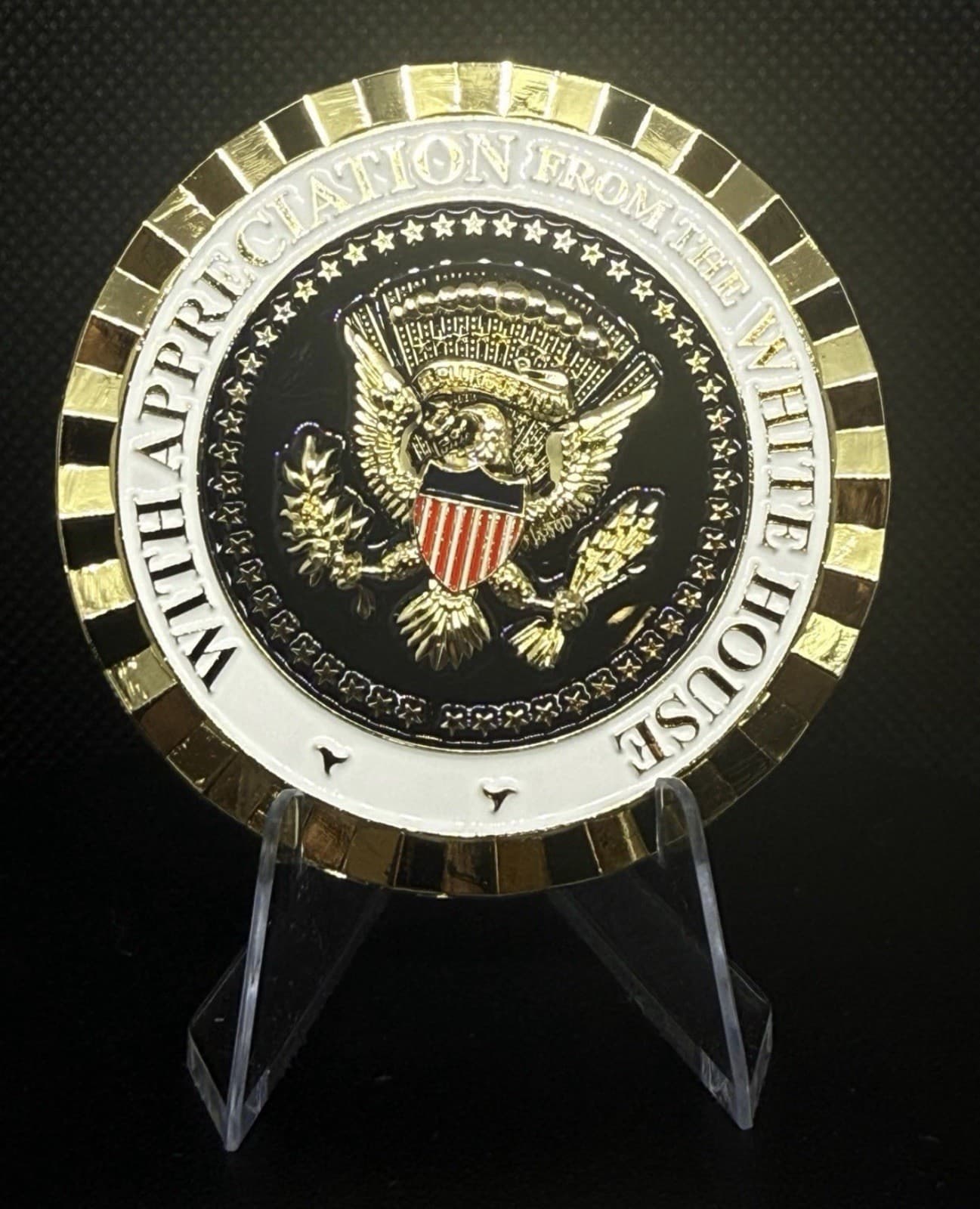 With Appreciation From The White House Challenge Coin (PRE-OWNED)
