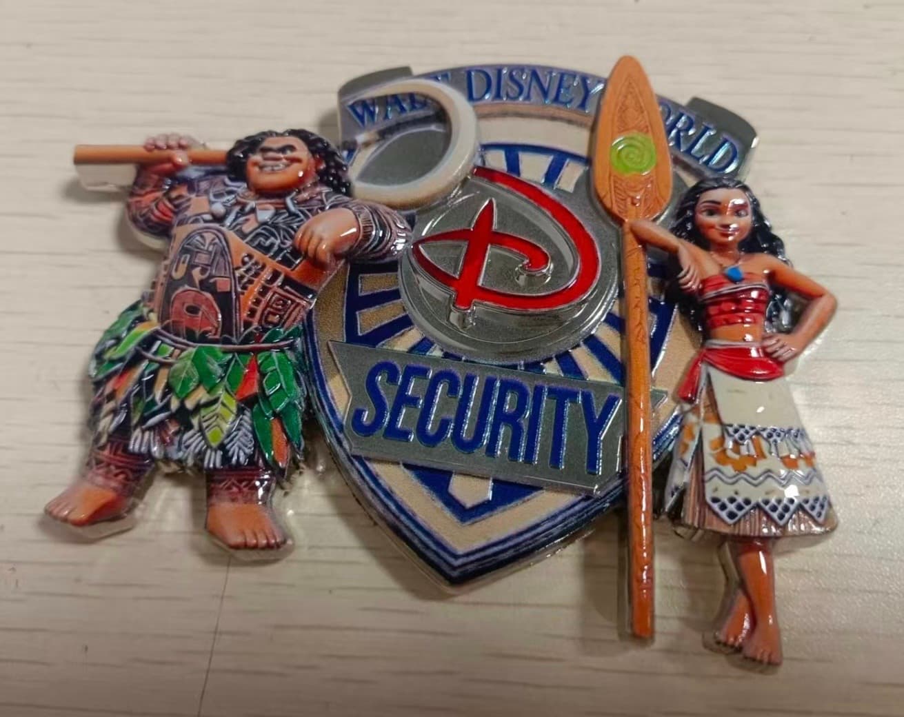 Disney World Security Moana Challenge Coin
